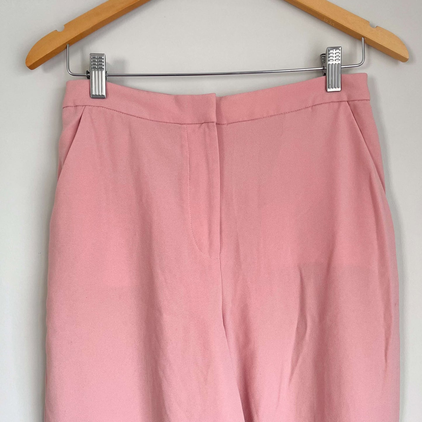 - Elizabeth and James Pink Harmon Crepe Wide Leg Pants (6)