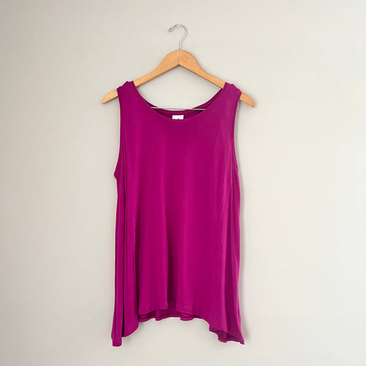 CABI Purple Sleeveless Tank Top Size Medium