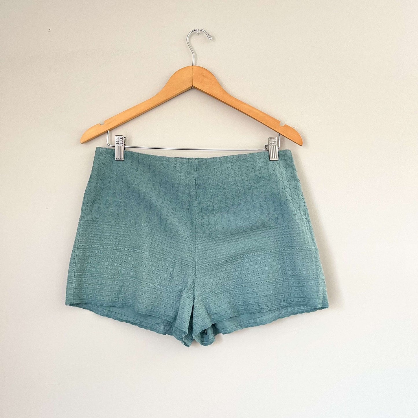 Free People Embroidered High Waist Cheeky Shorts (10)