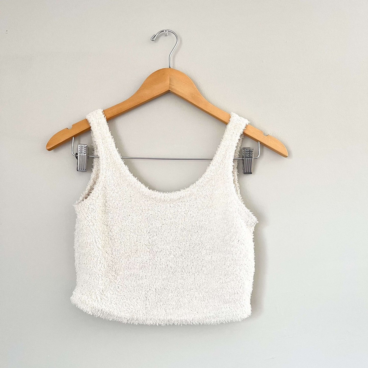 Better / Together White Cropped Tank Top (S)