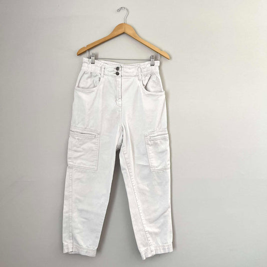 H&M Paperbag Cargo Tapered Leg Pants (Size 10)