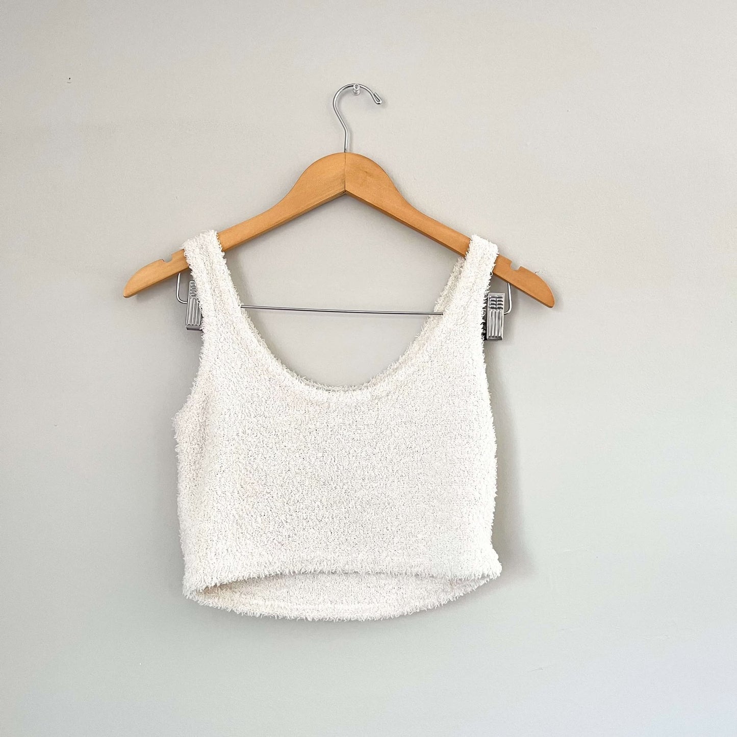 Better / Together White Cropped Tank Top (S)