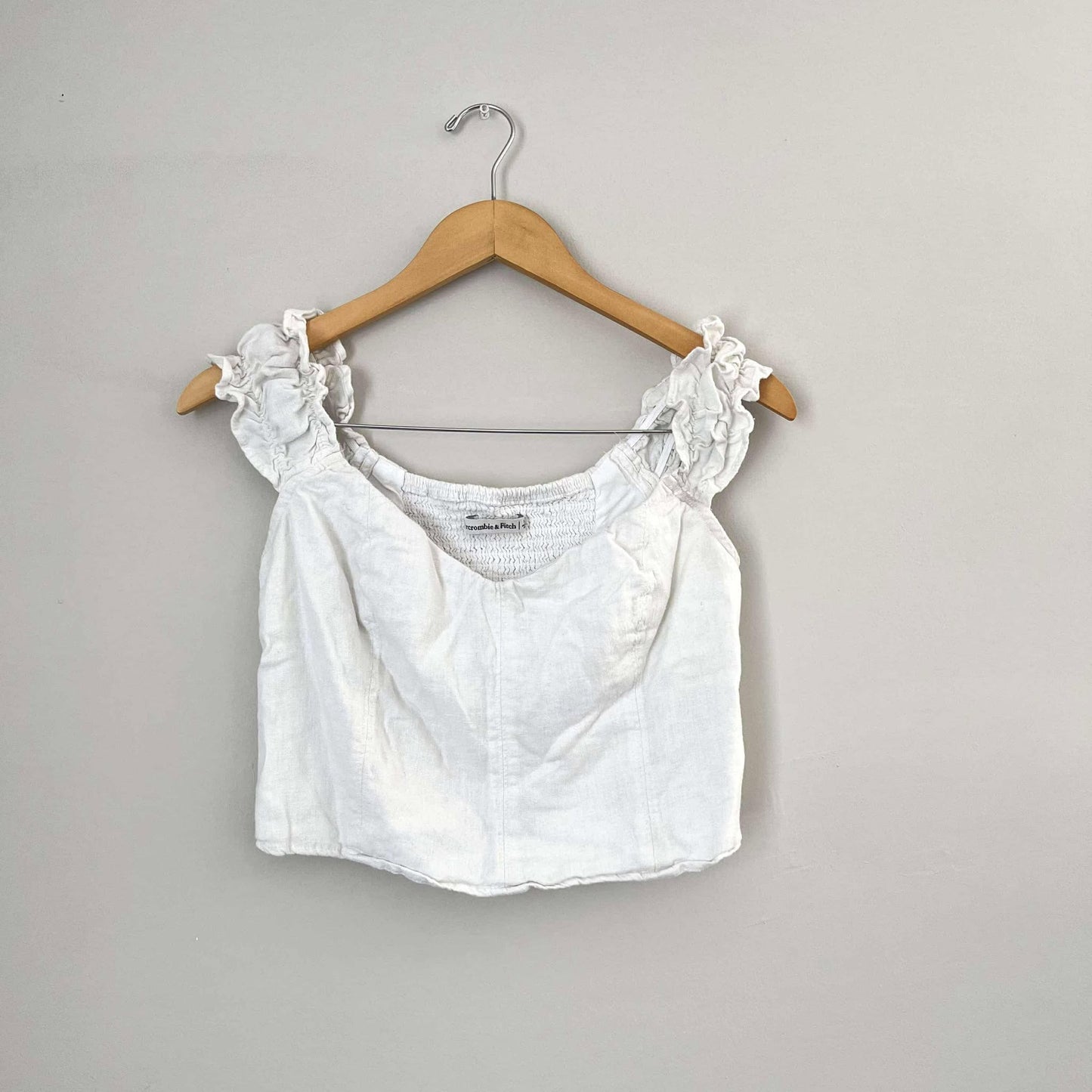 Abercrombie & Fitch Linen Blend Top (M)