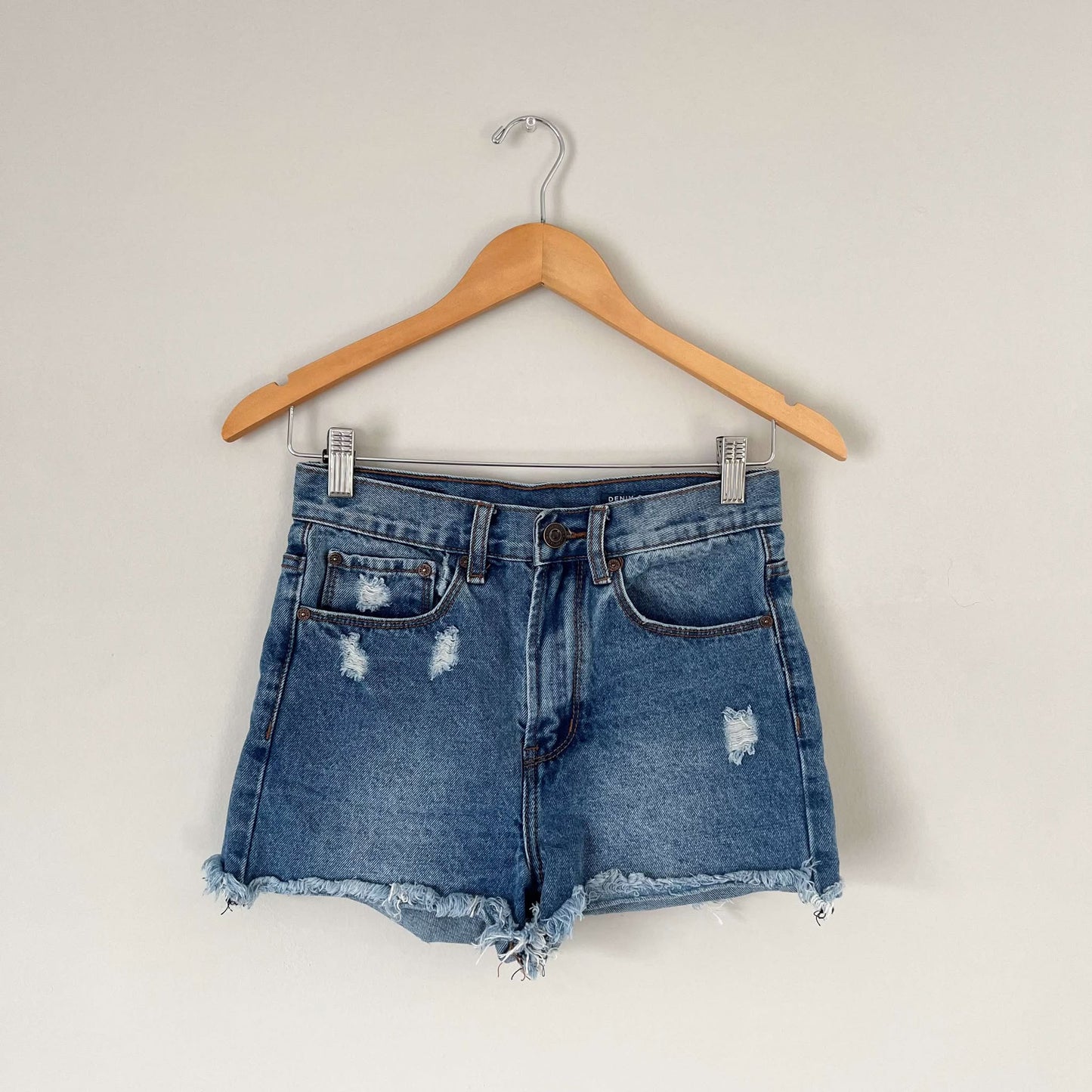 Denim CoLab Saltwater & Song Cutoff Jean Shorts (2/26W)