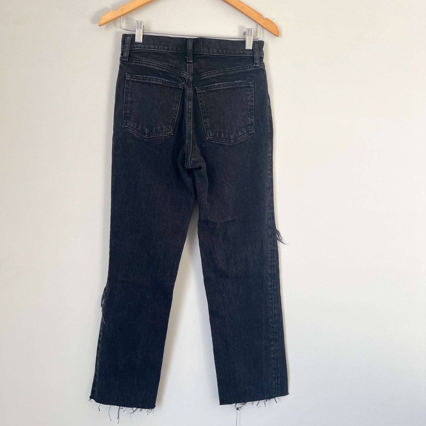 Abercrombie & Fitch Black Low Rise 90’s Straight Jeans (0/25)