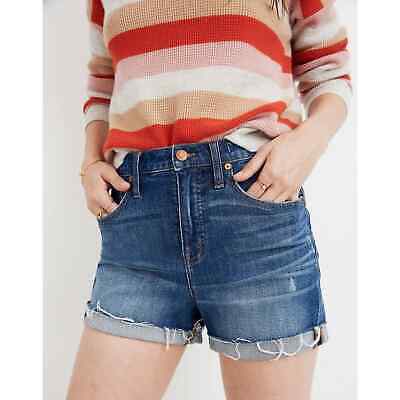 Madewell High Rise Denim Shorts Glenoaks Wash (25W)