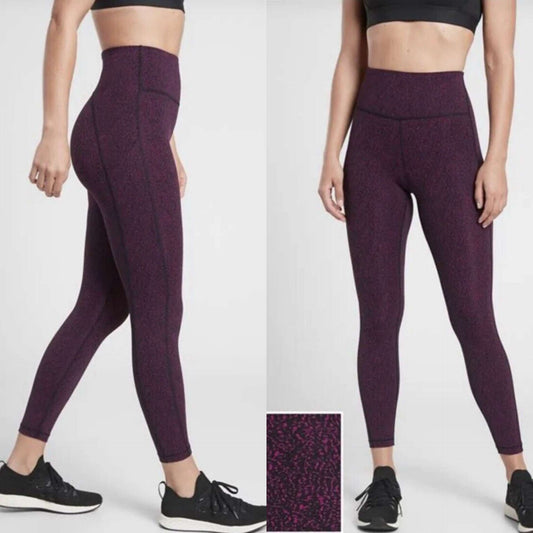 Athleta Ultimate Stash Textured 7/8 Length Tight (TXL)