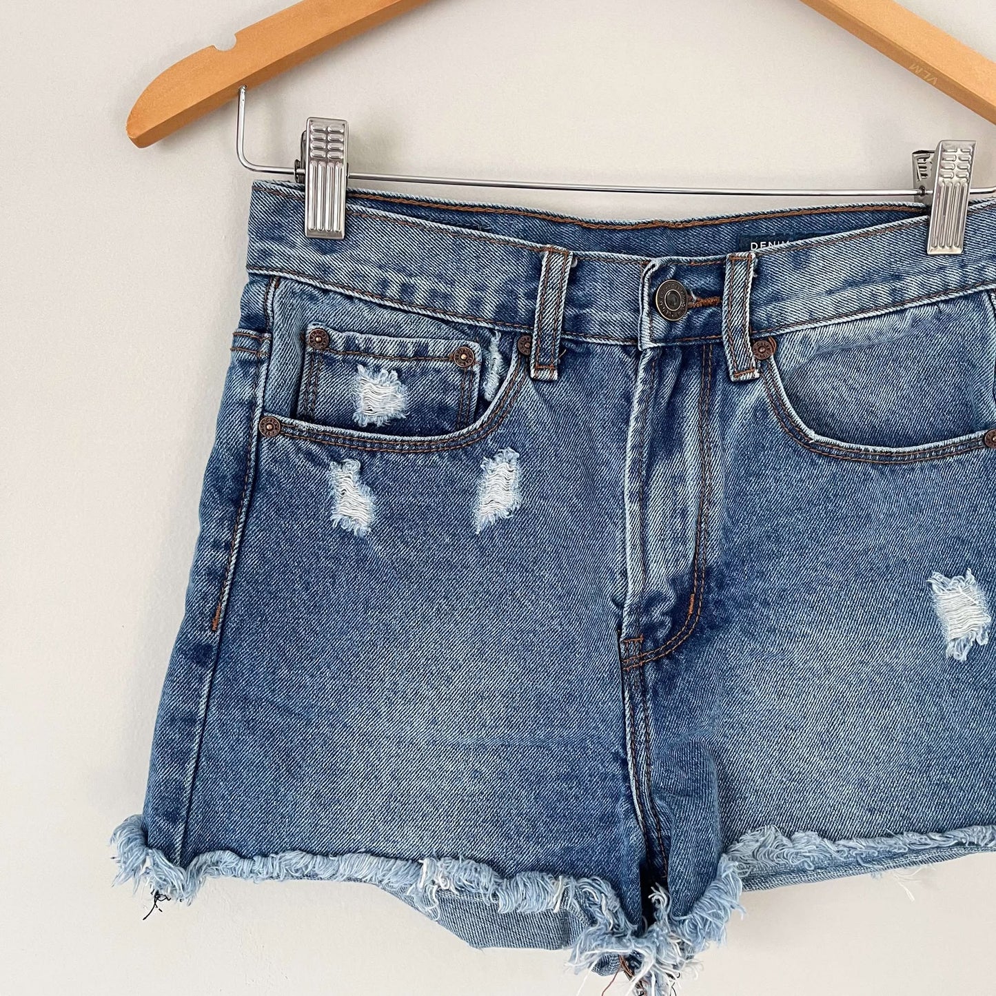 Denim CoLab Saltwater & Song Cutoff Jean Shorts (2/26W)