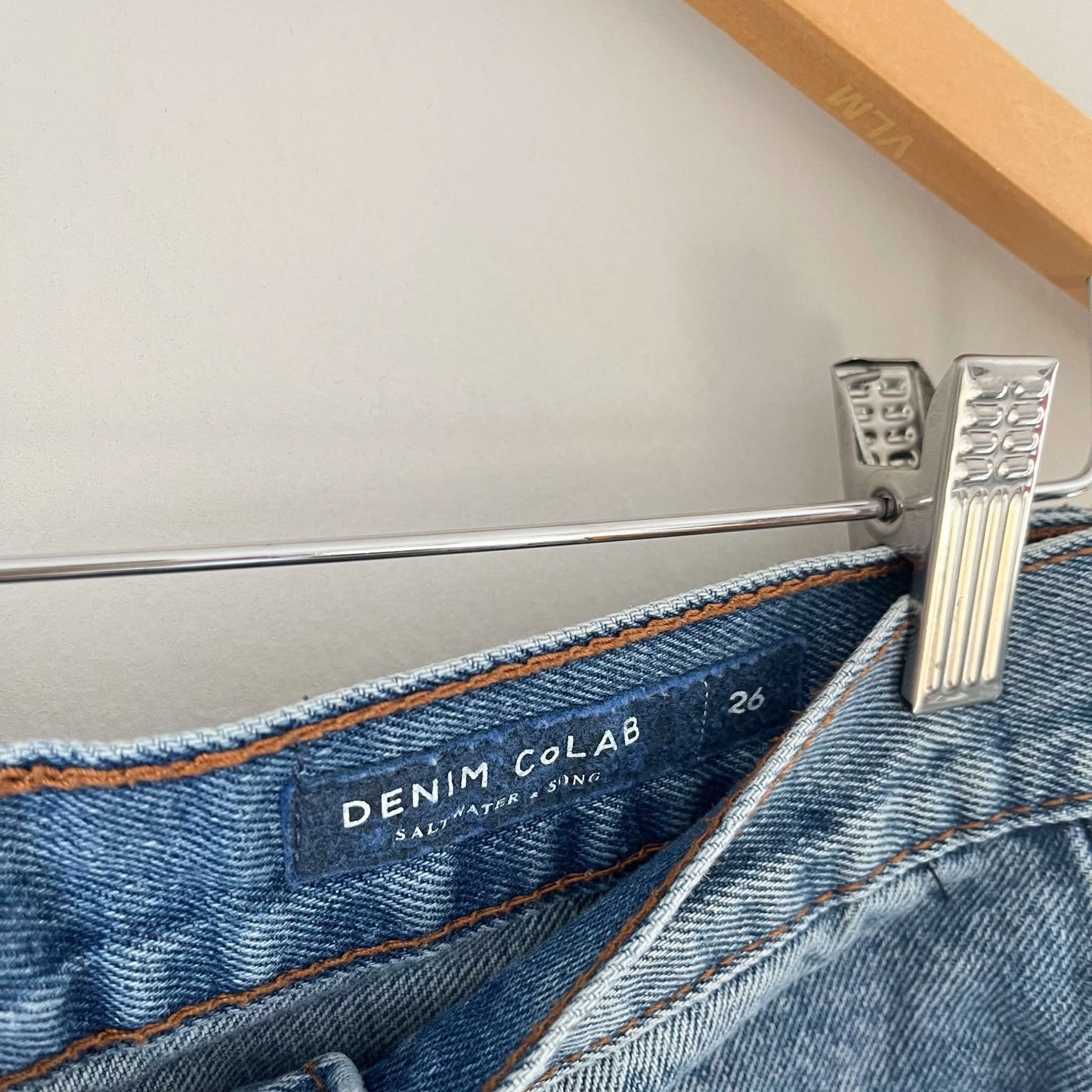 Denim CoLab Saltwater & Song Cutoff Jean Shorts (2/26W)