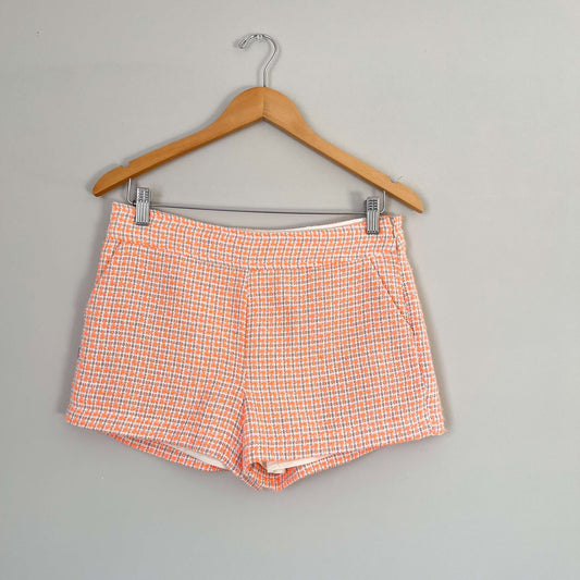 Love Sadie Boutique Tweed Orange Shorts (S) NWT