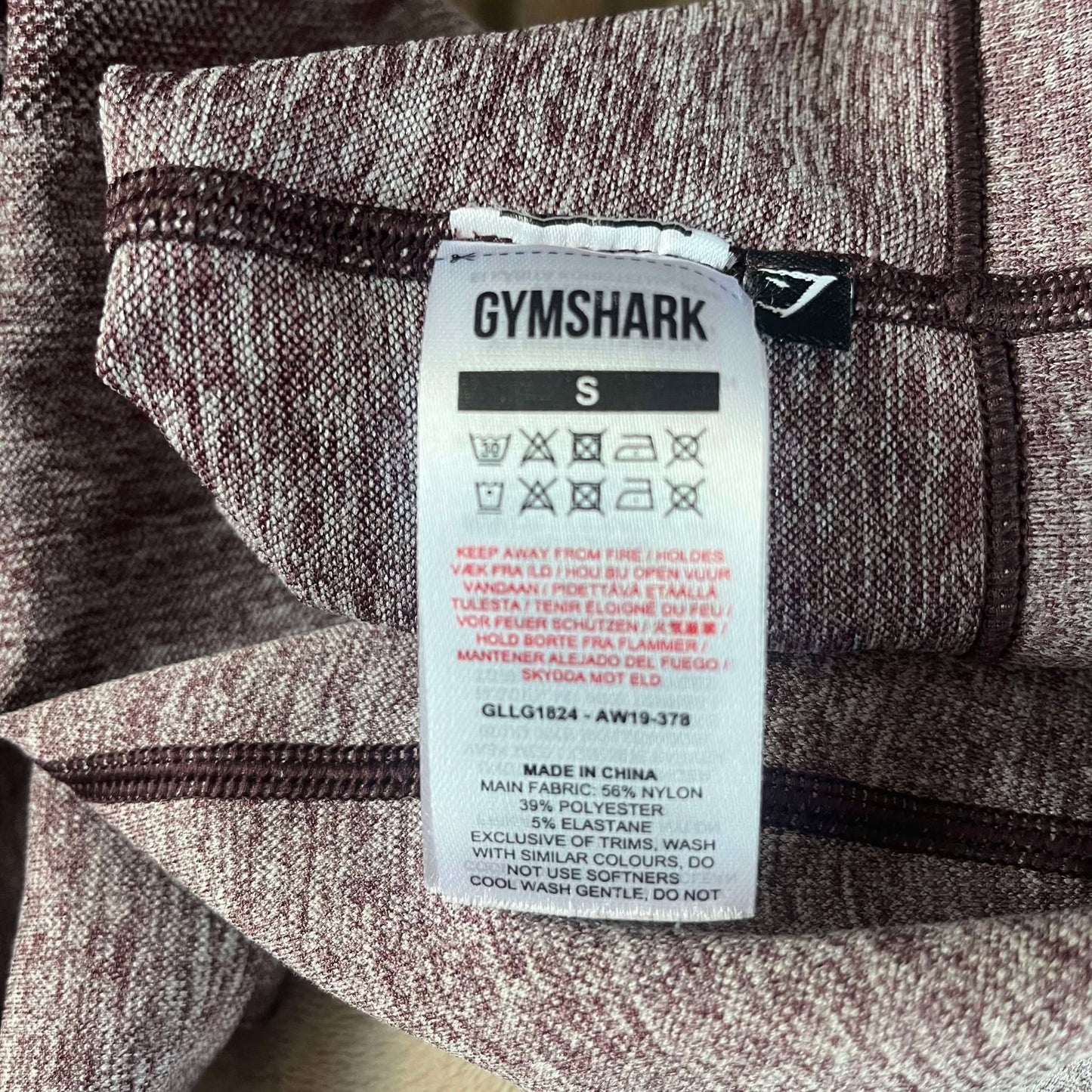 Gymshark Purple Flex High Waisted Leggings (S)