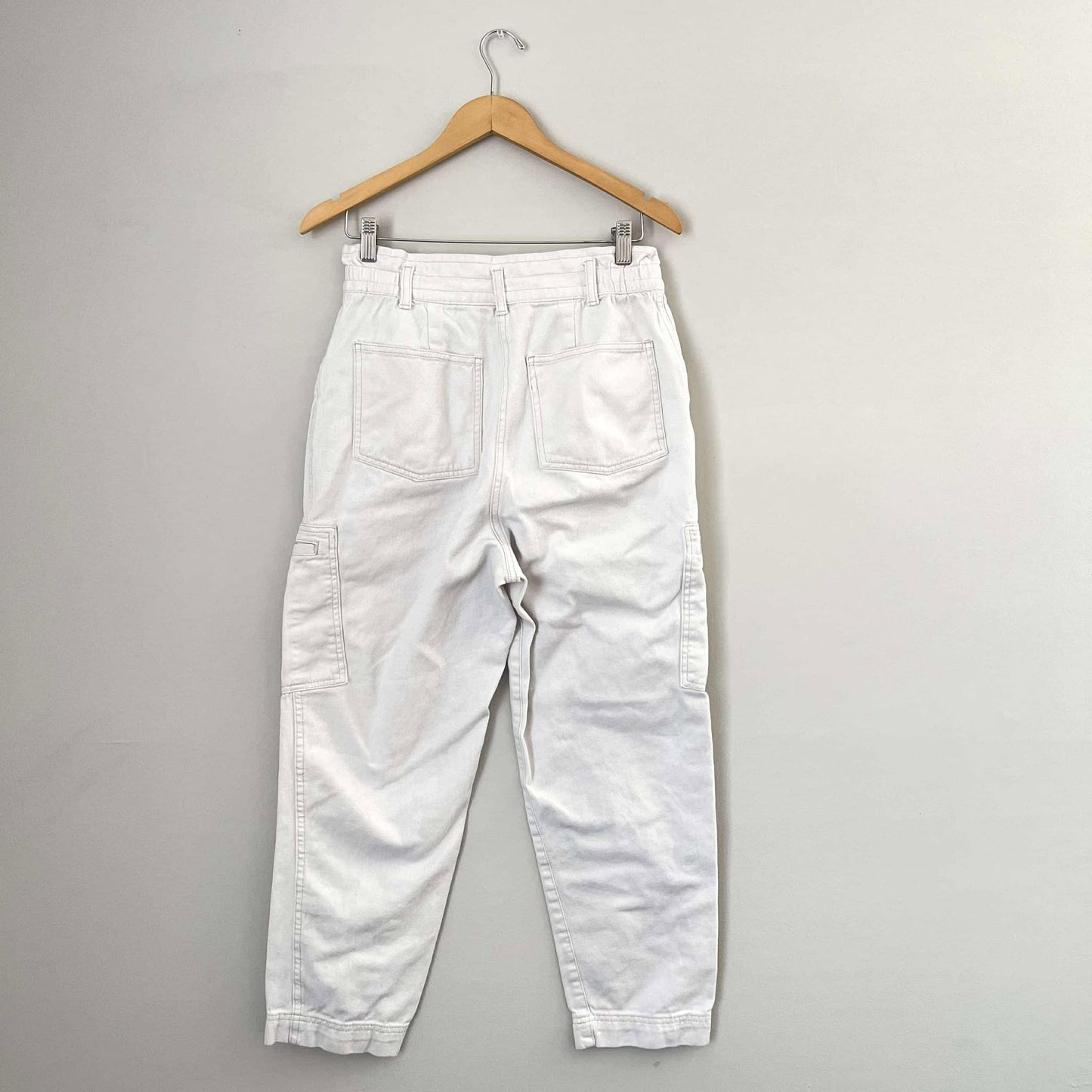 H&M Paperbag Cargo Tapered Leg Pants (Size 10)