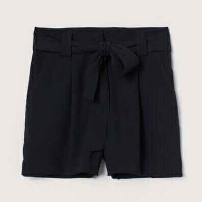 H&M Black High Waisted Shorts NWT (8)