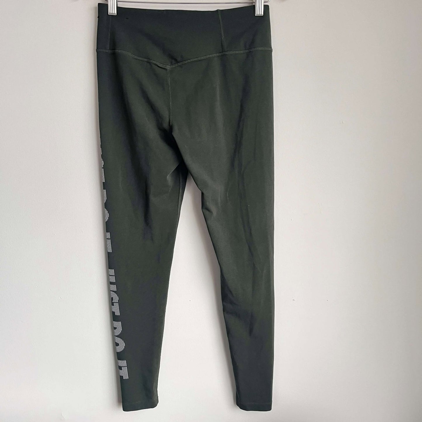 Nike Dri Fit High Rise Green Leggings (M)