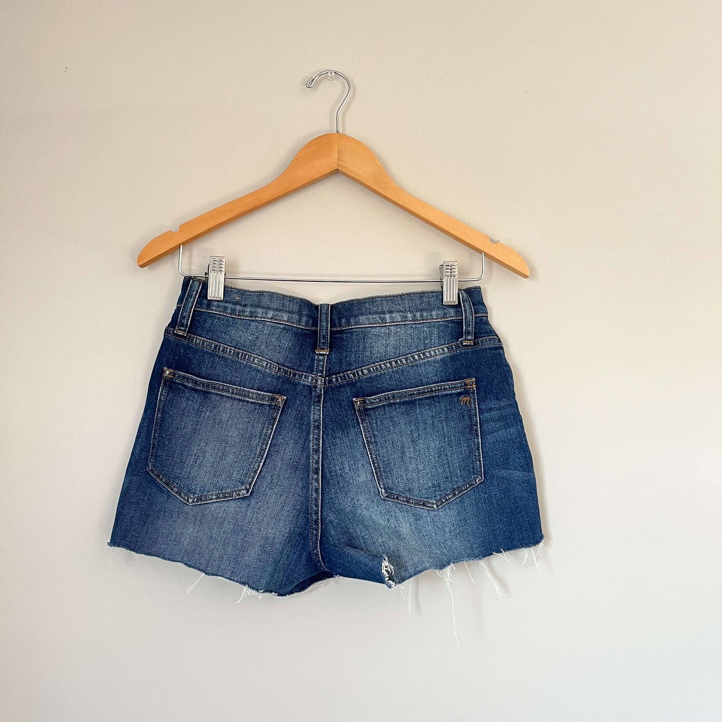 Madewell High Rise Denim Shorts Glenoaks Wash (25W)