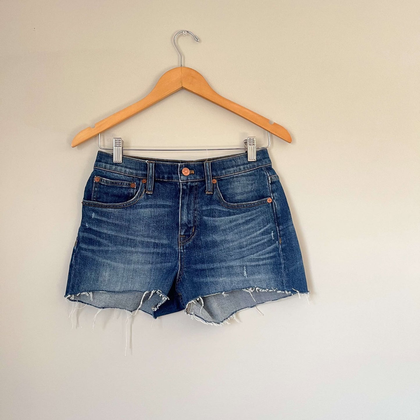 Madewell High Rise Denim Shorts Glenoaks Wash (25W)