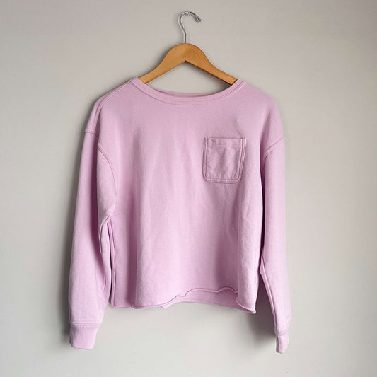 - Universal Thread Pink French Terry Cropped Sweatshirt (M)