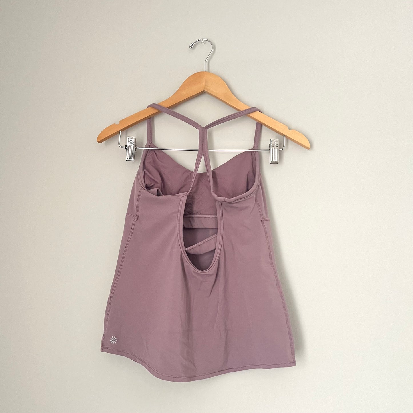- Athleta Flora Mauve Vinyasa Support Tank Top (S)